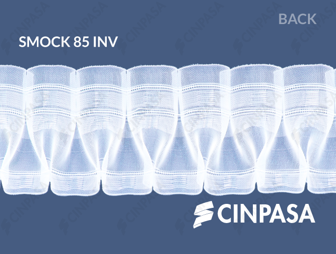  Transparent decorative pleat tape 